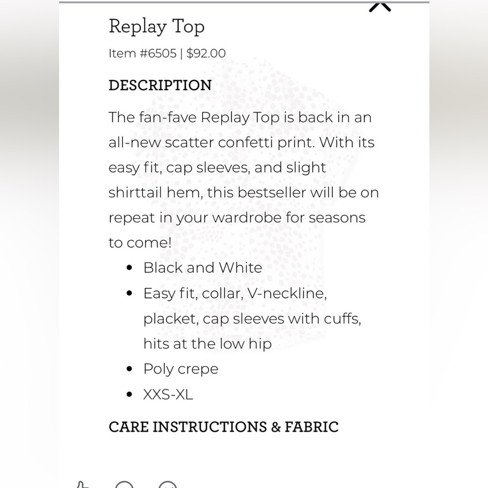 Cabi Replay Top #6505 - Picture 3 of 5